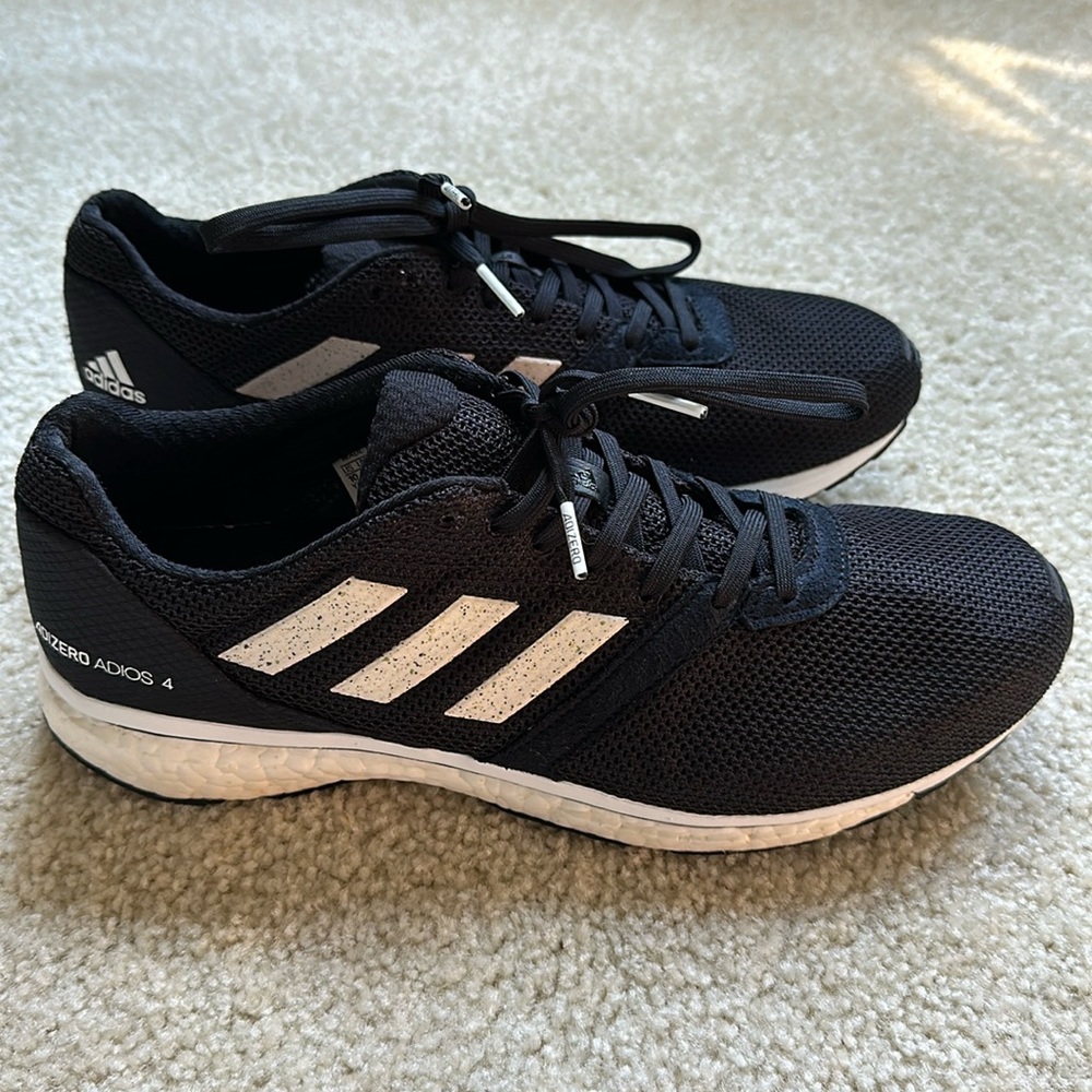 adidas AdiZero Adios 4 size 10 men's running shoe